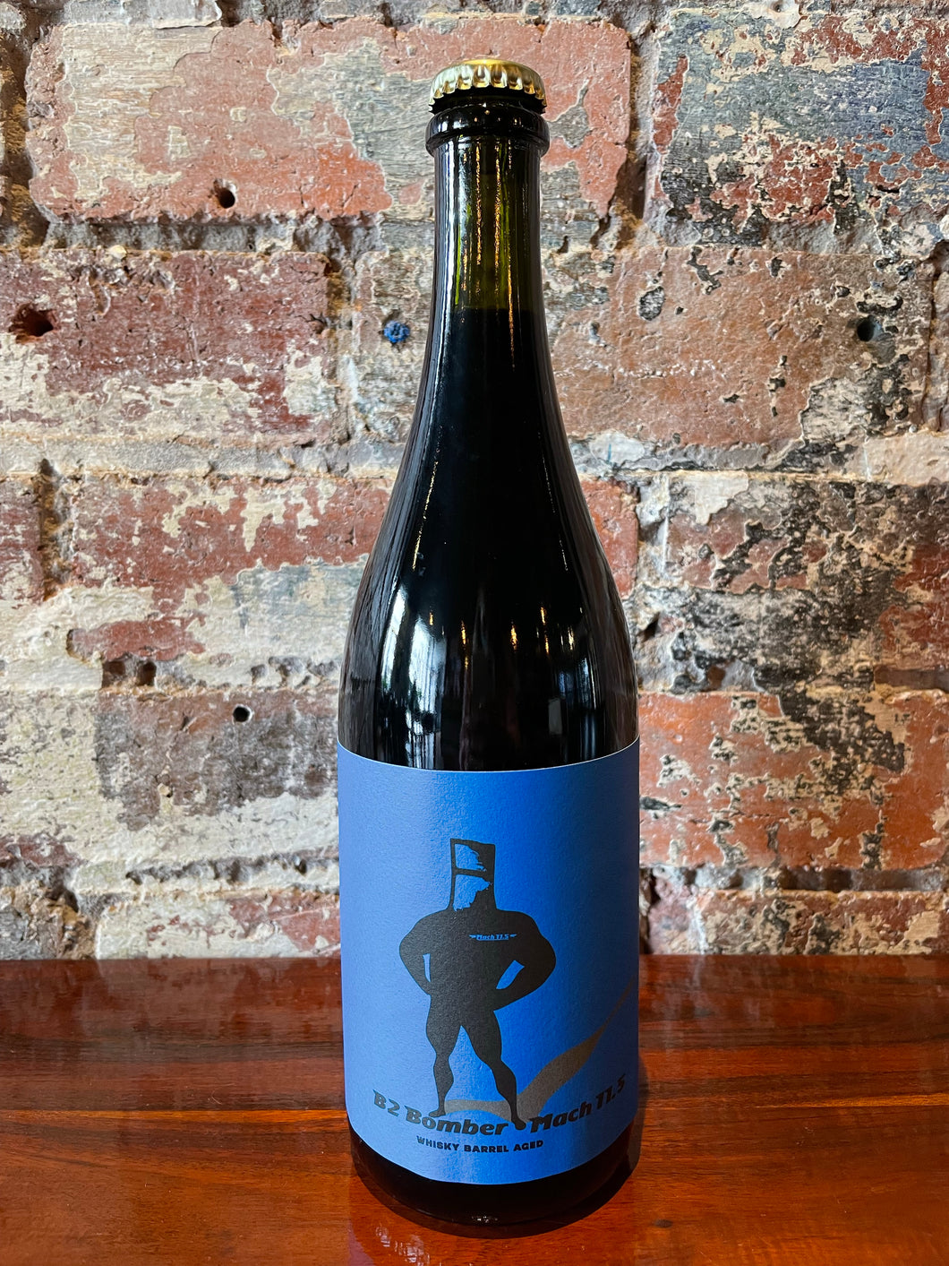 B2 Bomber Mach 11.5 Whiskey Barrel Aged double IPA