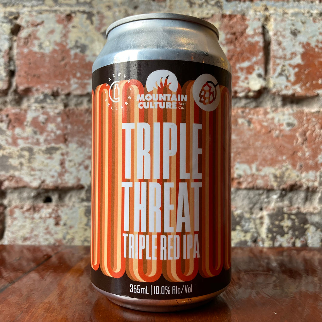 Mountain Culture Triple Threat Triple Red IPA
