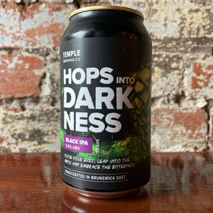 Temple Hops Into Darkness Black IPA