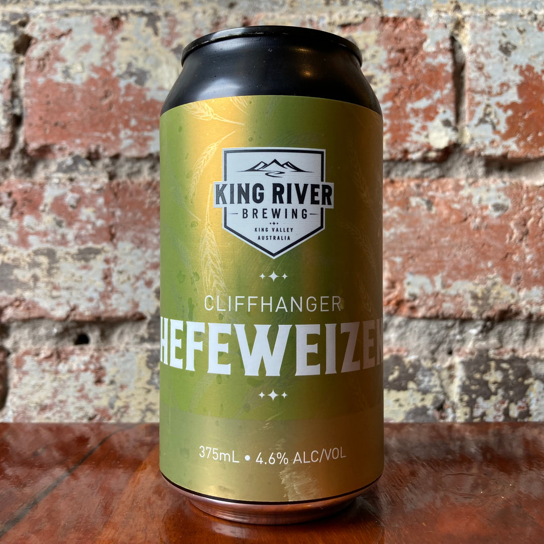 King River Cliffhanger Hefeweizen Old