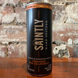 Saintly Hard Seltzer Forbidden Pink Grapefruit