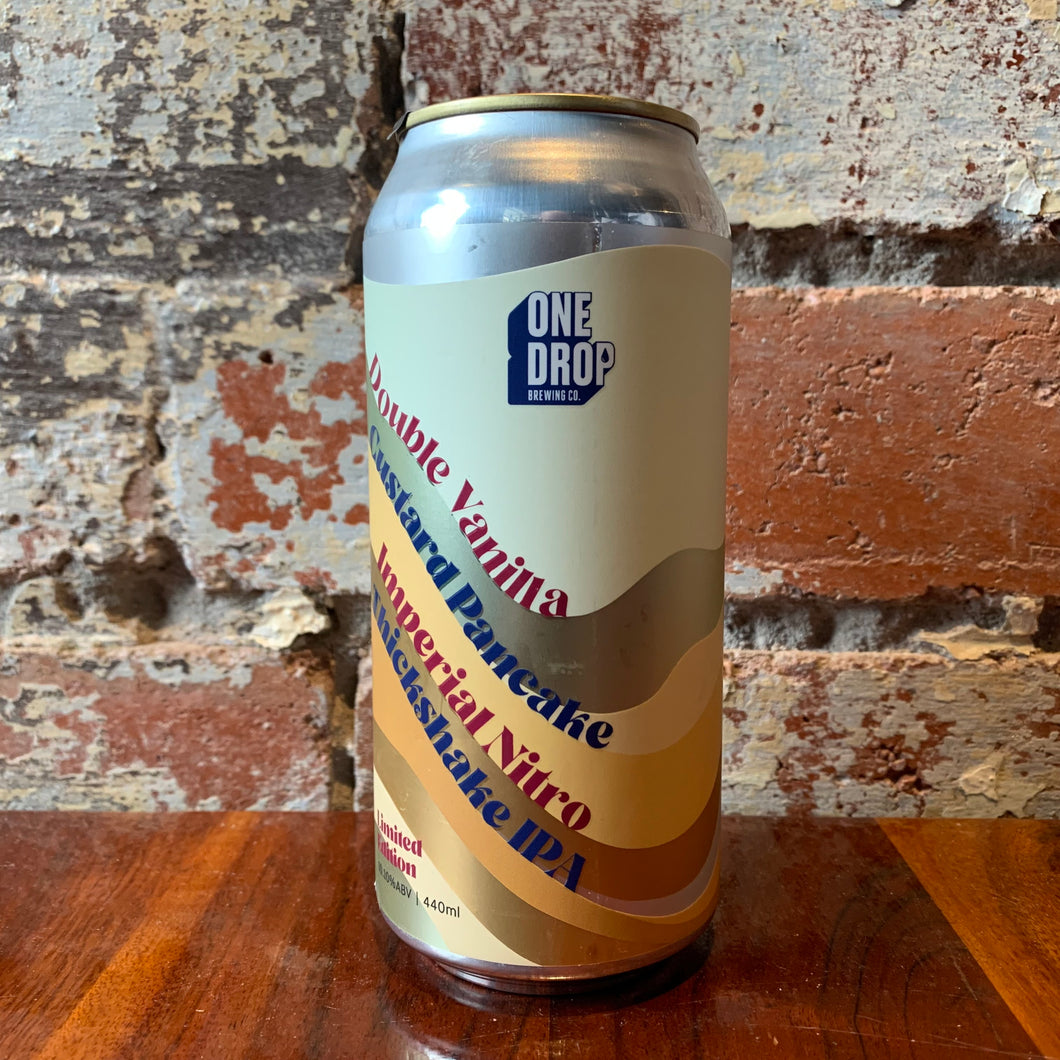One Drop Dark Double Vanilla Custard Pancake Imperial Nitro Thickshake IPA