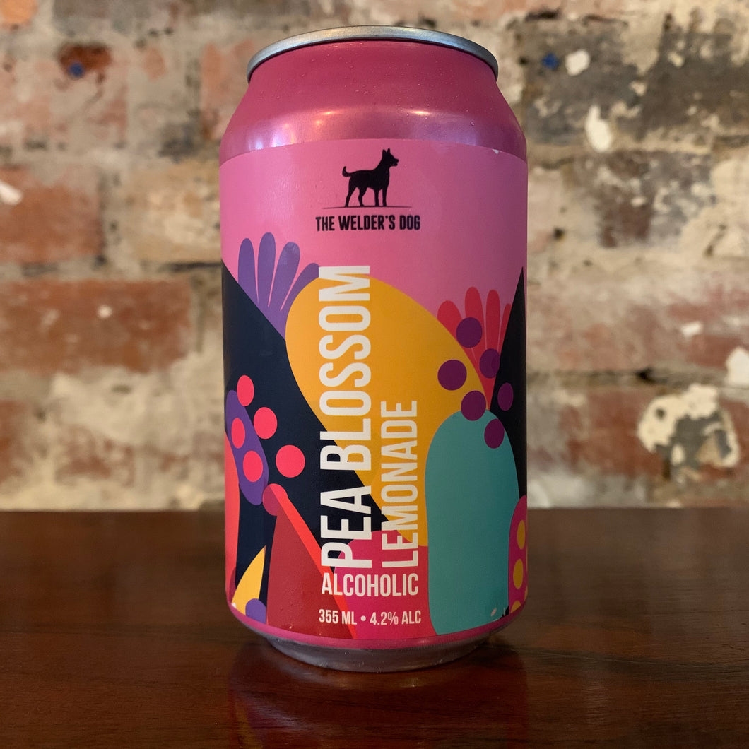 The Welder’s Dog Pea Blossom Lemonade