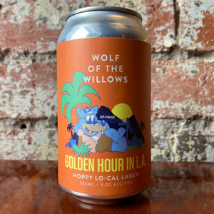Wolf of the Willows Golden Hour In L.A. Hoppy Lo-Cal Lager