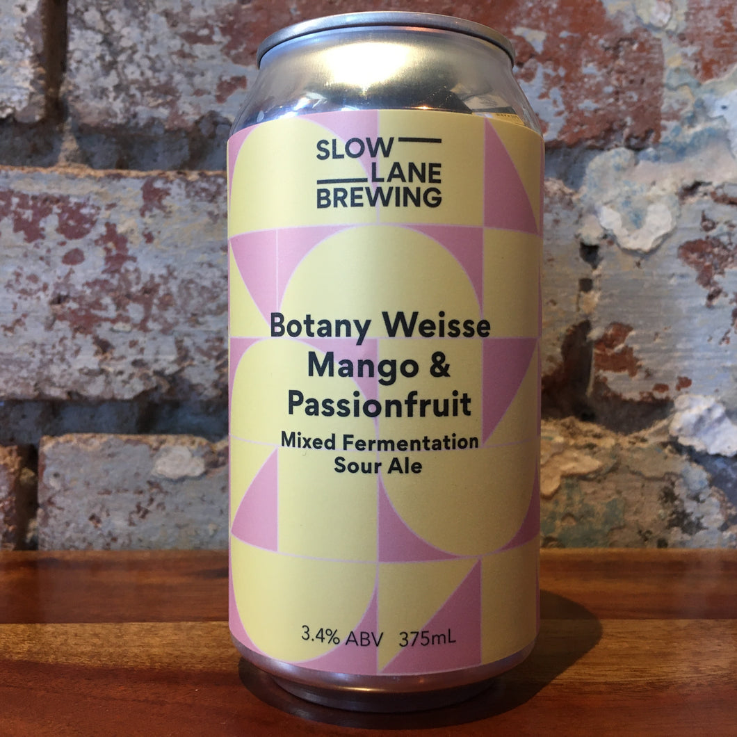 Slow Lane Botany Weisse Mango & Passionfruit Mixed Fermentation Sour Ale