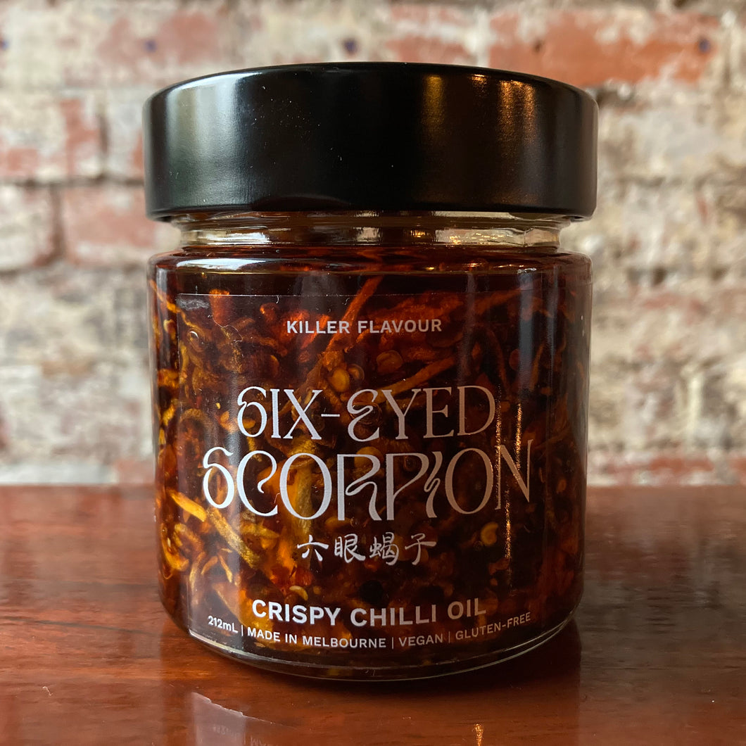 Six-Eyed Scorpion Crispy Chilli Oil