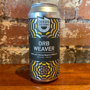 Deeds Orb Weaver DIPA W Shiraz Must & Hibiscus