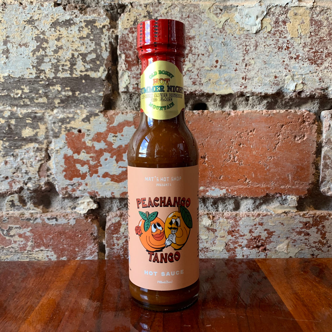 Mat’s Hot Shop Peachango Tango Hot Sauce
