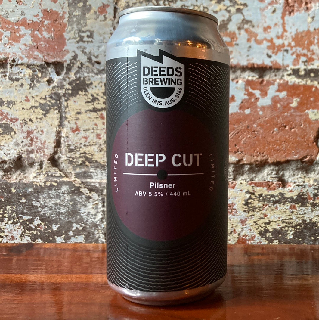 Deeds Deep Cut Pilsner