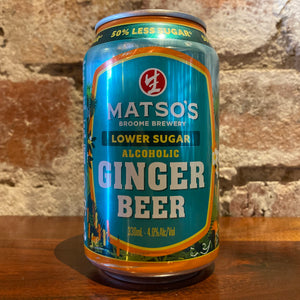 Matso’s Ginger Beer (Alcoholic, Low Sugar)