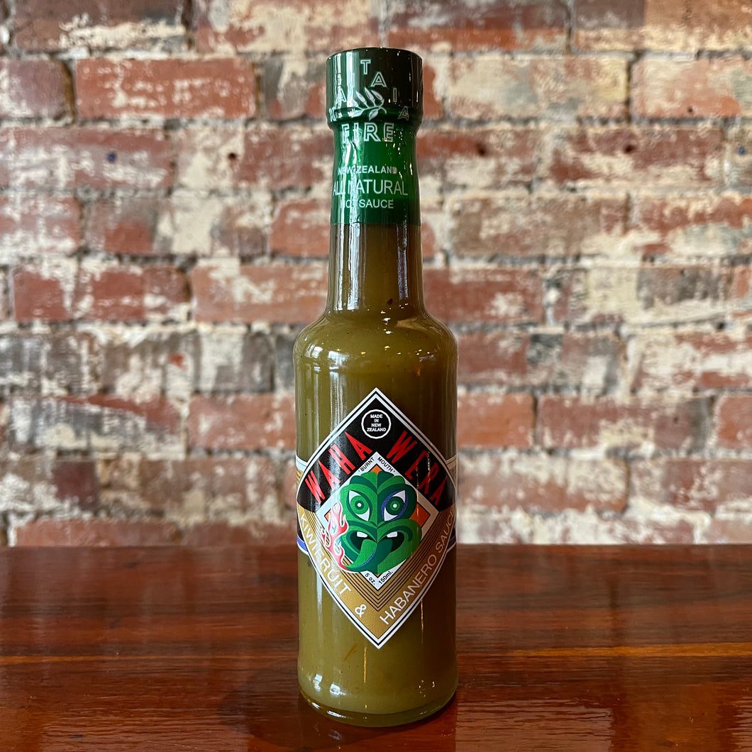 Kaitaia Fire Waha Wera Kiwifruit and Habanero Sauce
