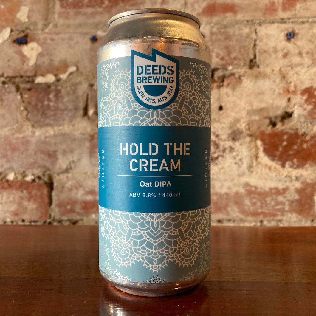 Deeds Hold The Cream Oat IPA (Limit 2pp)