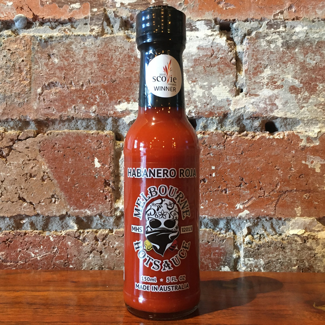 Melbourne Hot Sauce Habanero Roja