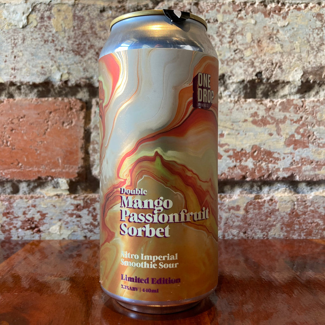 One Drop Double Mango Passionfruit Sorbet Nitro Imperial Smoothie Sour