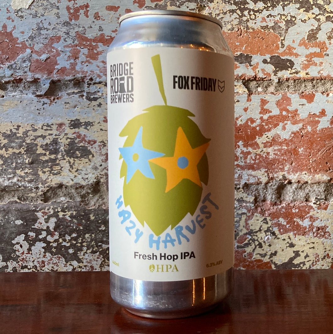 Bridge Road x Fox Friday Hazy Harvest 2023 Fresh Hop IPA