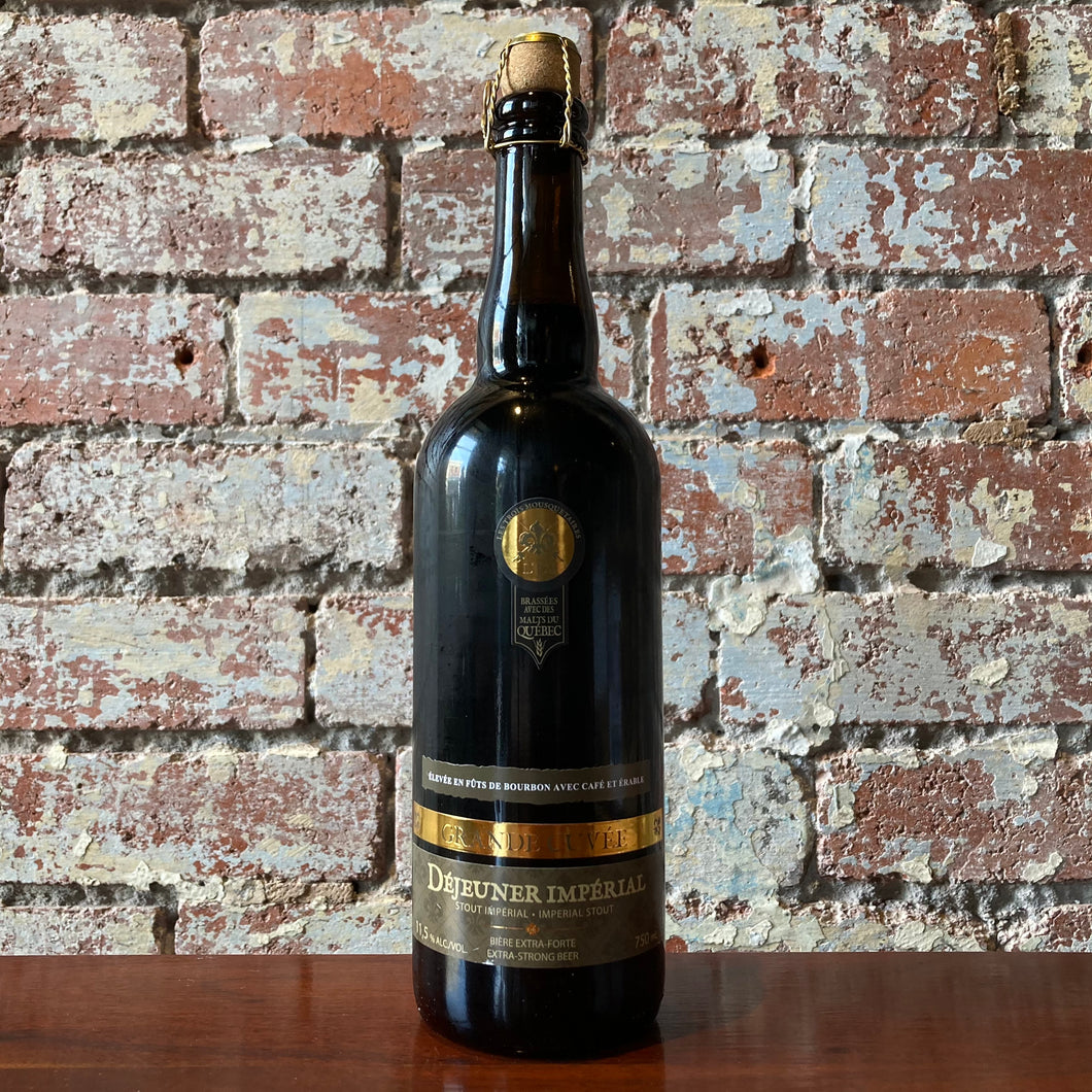 Les Trois Mousquetaires Déjeuner Impériale Bourbon BA Imperial breakfast stout w/ maple syrup, maple staves and coffee