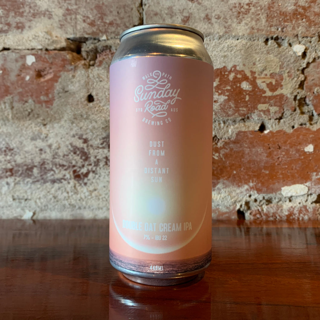 Sunday Road Dust From a Distant Sun Double Oat Cream IPA
