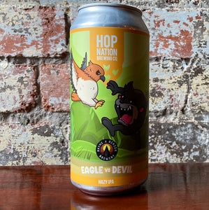 Hop Nation Eagle vs Devil Hazy IPA