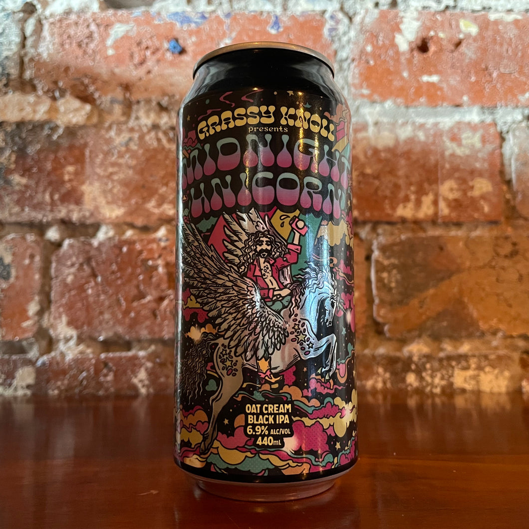 Grassy Knoll Midnight Unicorn Oat Cream Black IPA